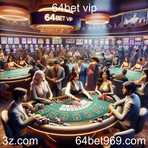 Experiência Imersiva do Cassino ao Vivo no 64bet VIP